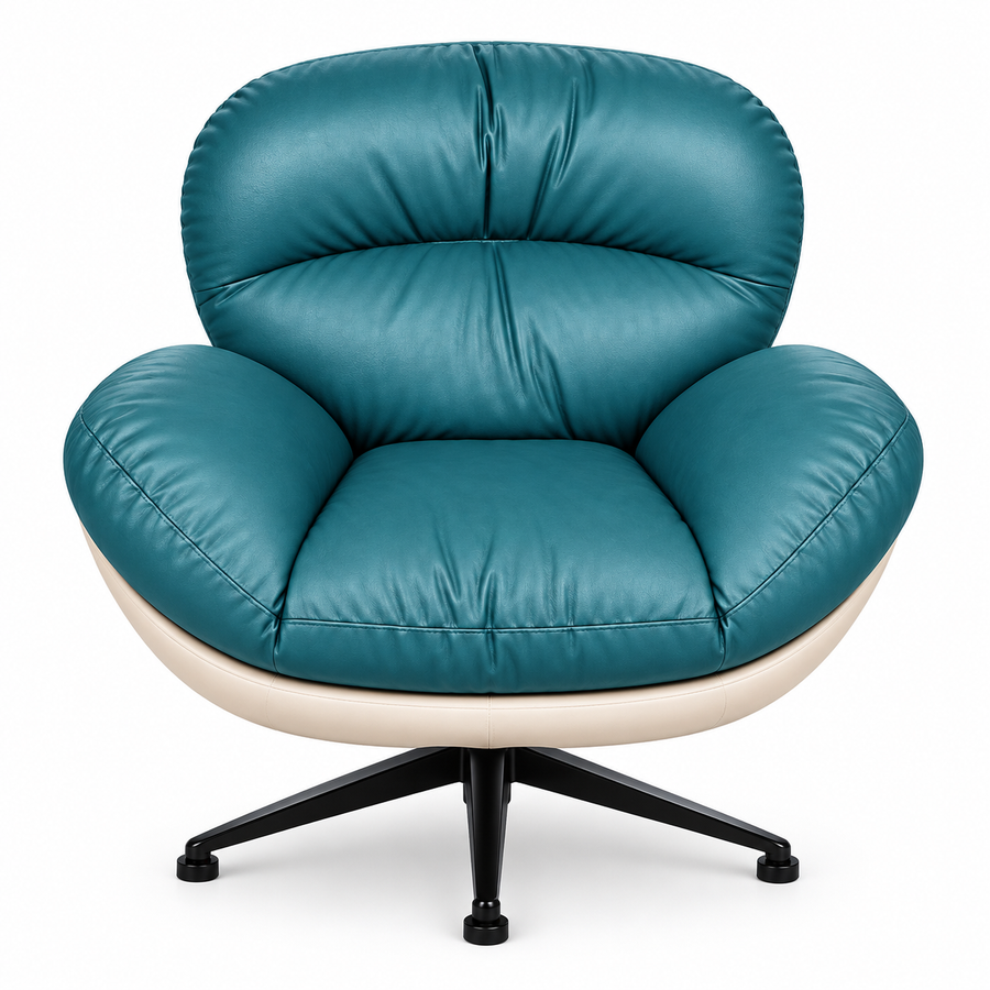 SOFA CHAIR IN SEA GREEN VELVET