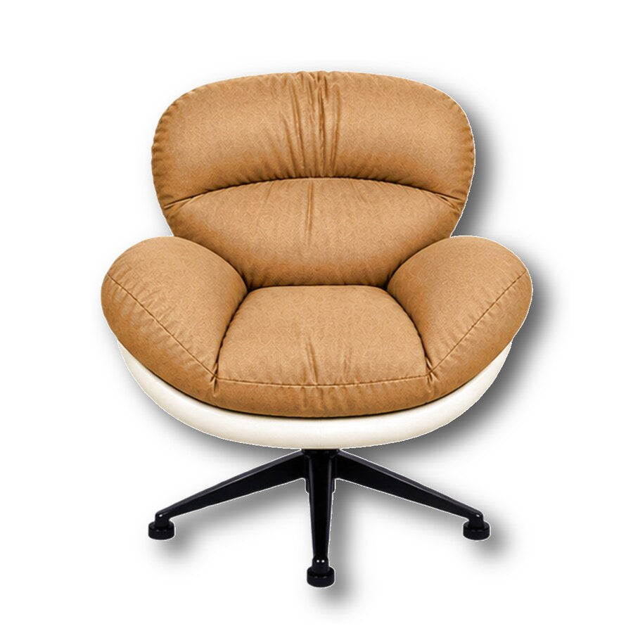 SOFA CHAIR IN TAN VELVET